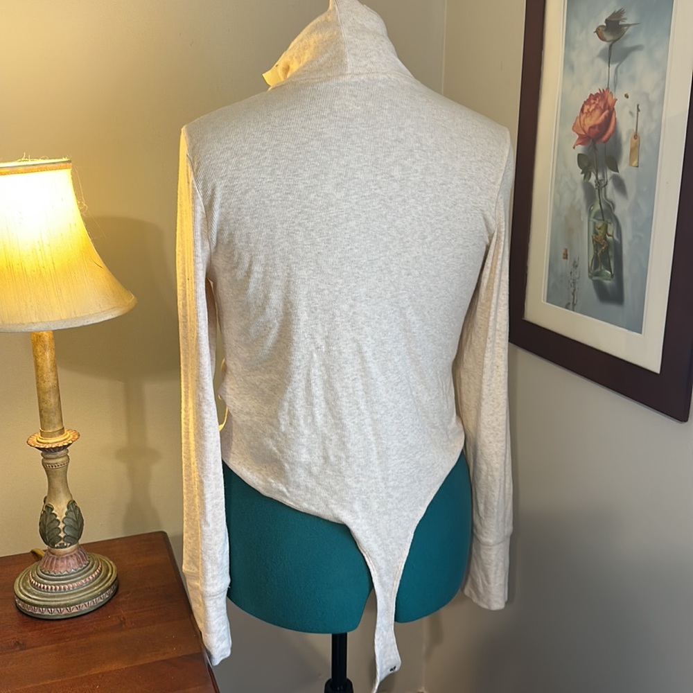 NWT Cream Aerie Turtleneck Bodysuit - Picture 3 of 3